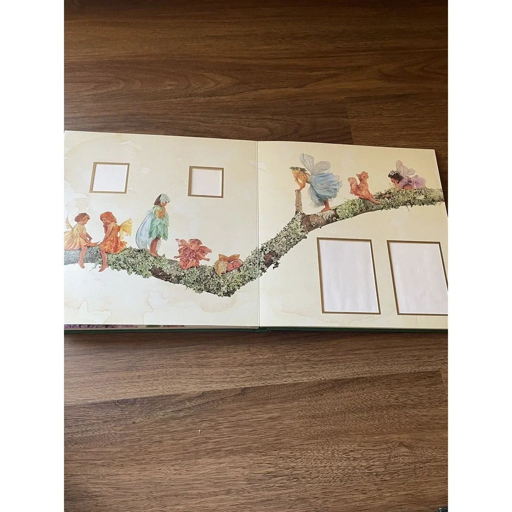 Anne Geddes Vintage Baby Photograph Album Book w/Ribbon Tie